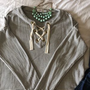 Vineyard Vines striped sweatshirt